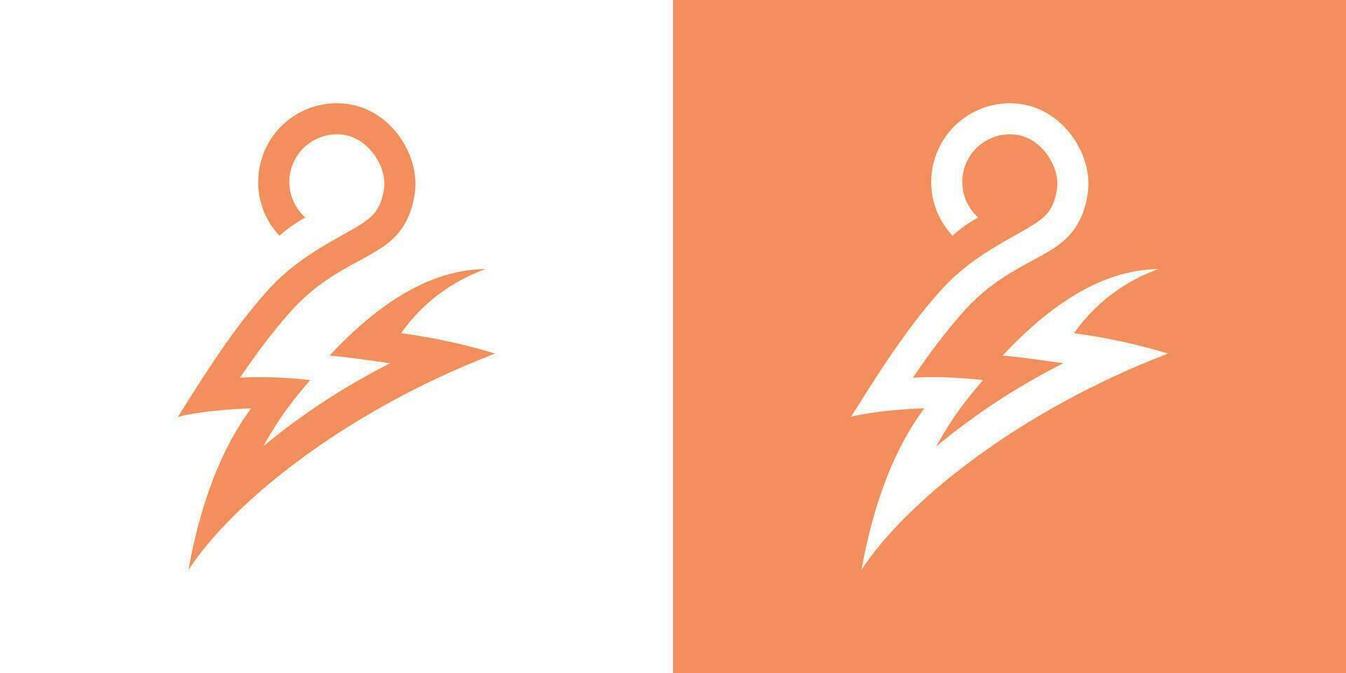 Logo Design Element Blitz Energie und Menschen Symbol Vektor Inspiration