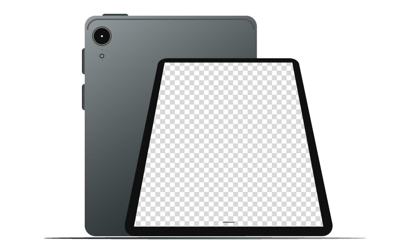 Tablette Symbol auf ein Weiß Hintergrund zum Attrappe, Lehrmodell, Simulation. Vektor Illustration Elemente