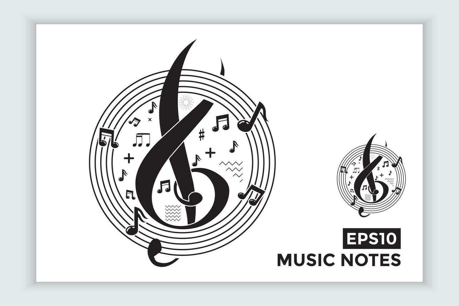 Musik- Rahmen oder Musik- Hinweis Zeichen oder Symbol. Musical Rahmen Symbole Element Vektor zum Banner Material, Hintergrund.