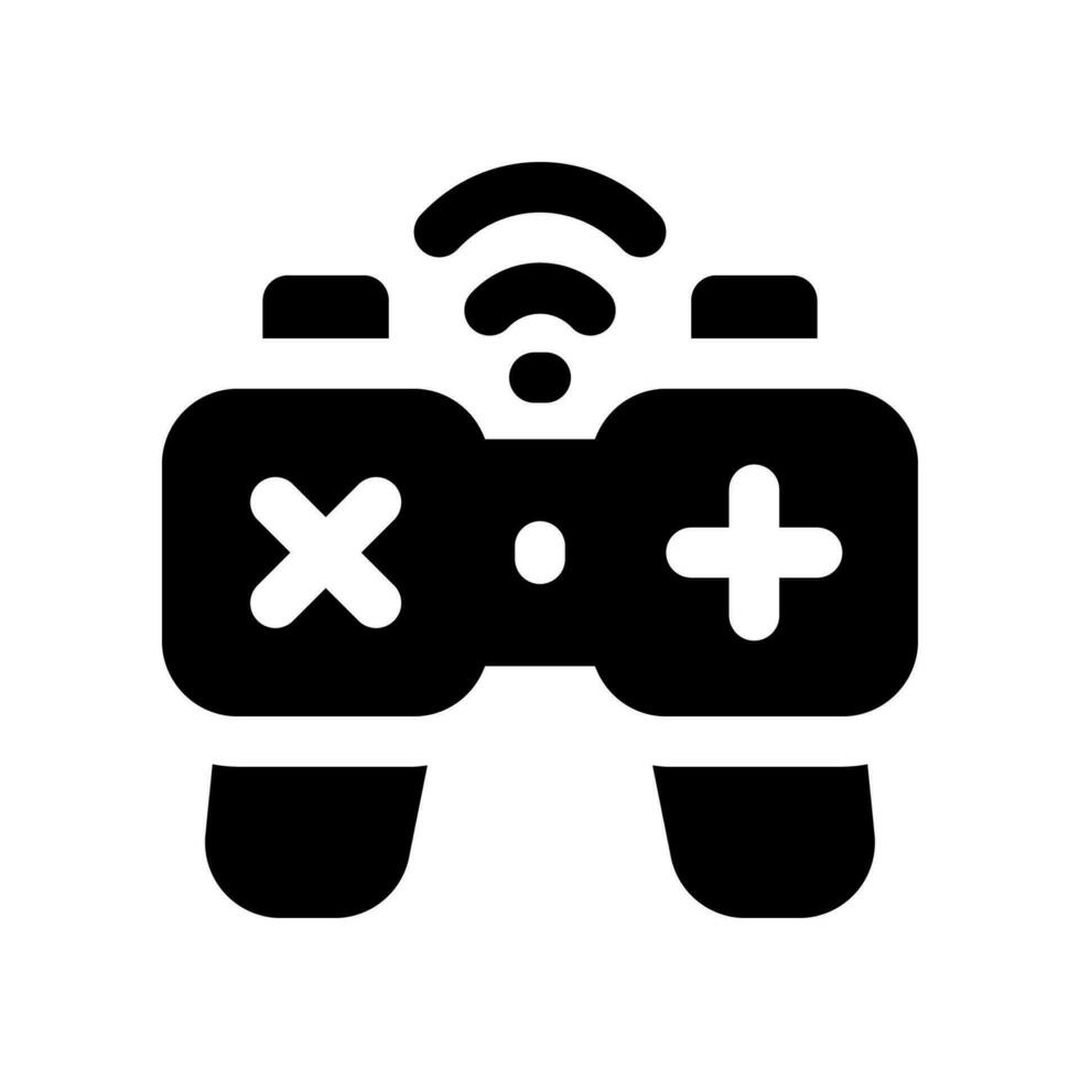 Gamepad Symbol. Vektor Symbol zum Ihre Webseite, Handy, Mobiltelefon, Präsentation, und Logo Design.