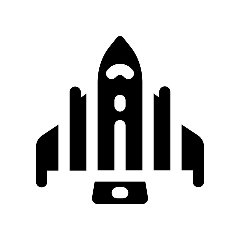 Raum Schiff Symbol. Vektor Symbol zum Ihre Webseite, Handy, Mobiltelefon, Präsentation, und Logo Design.