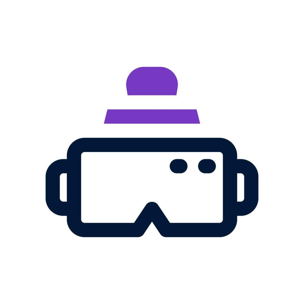 vr Brille Symbol. Vektor Symbol zum Ihre Webseite, Handy, Mobiltelefon, Präsentation, und Logo Design.