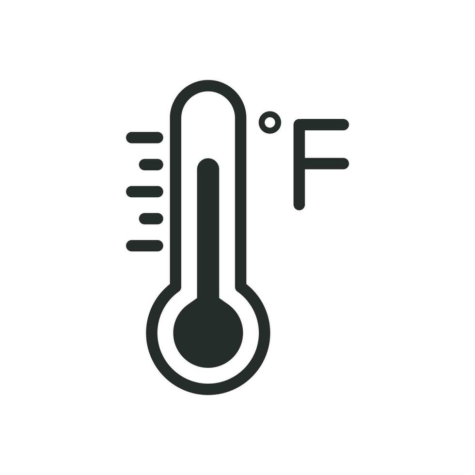 termometer ikon grafisk vektor design illustration
