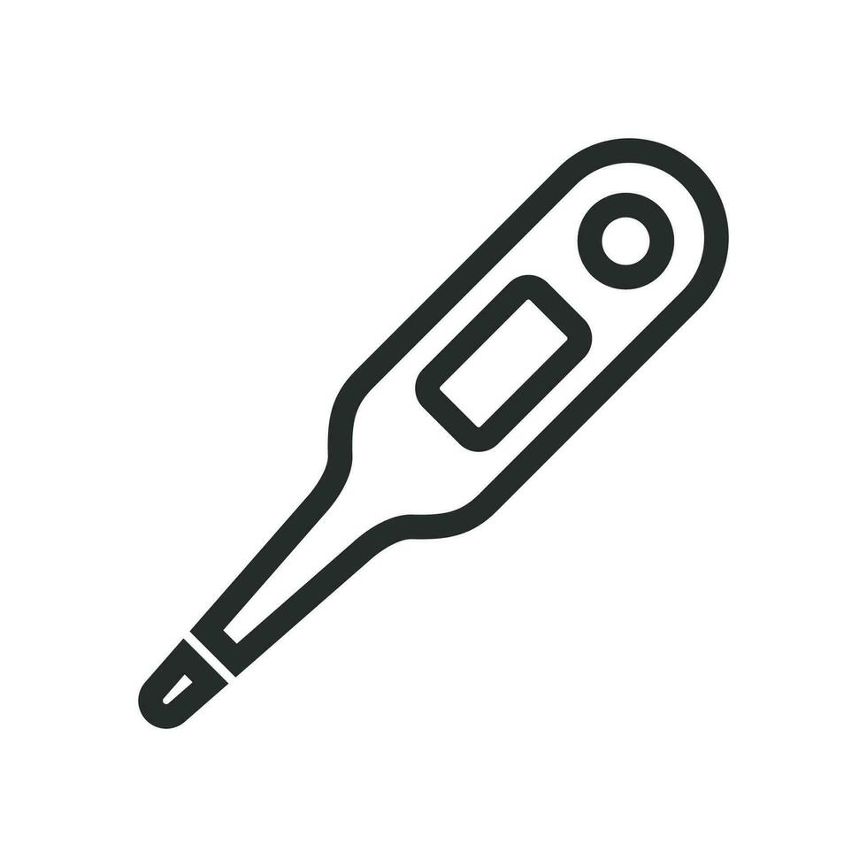termometer ikon grafisk vektor design illustration