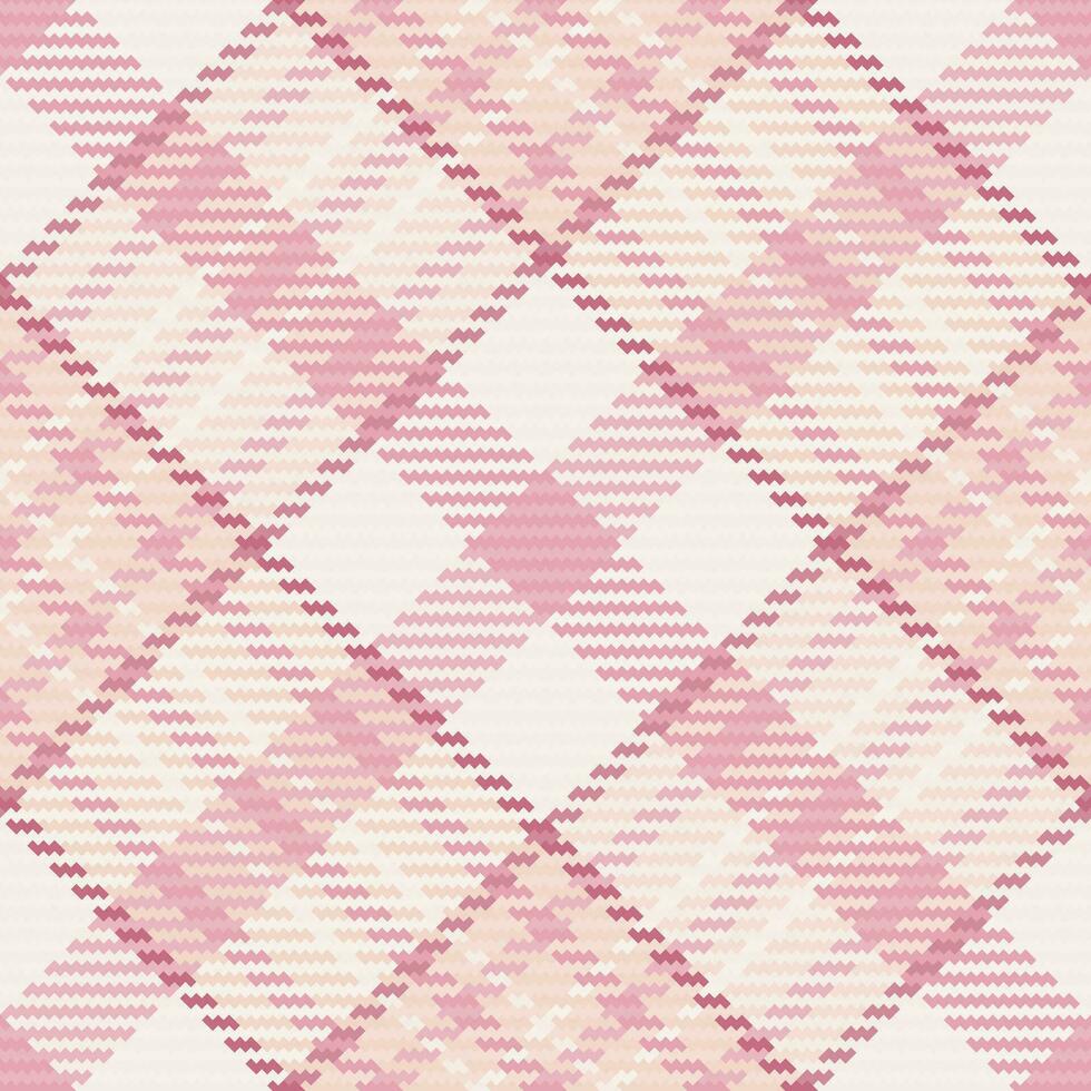 Plaid nahtlos prüfen von Textur Tartan Hintergrund mit ein Vektor Muster Textil- Stoff.