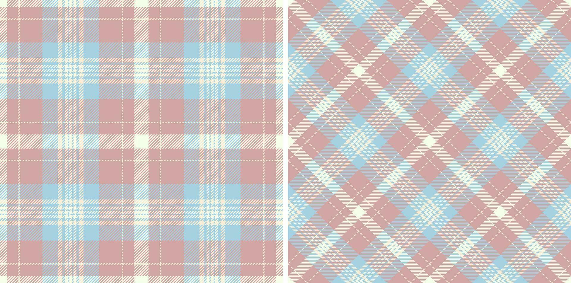 Stoff Vektor Plaid von Muster nahtlos Textil- mit ein Tartan prüfen Hintergrund Textur.