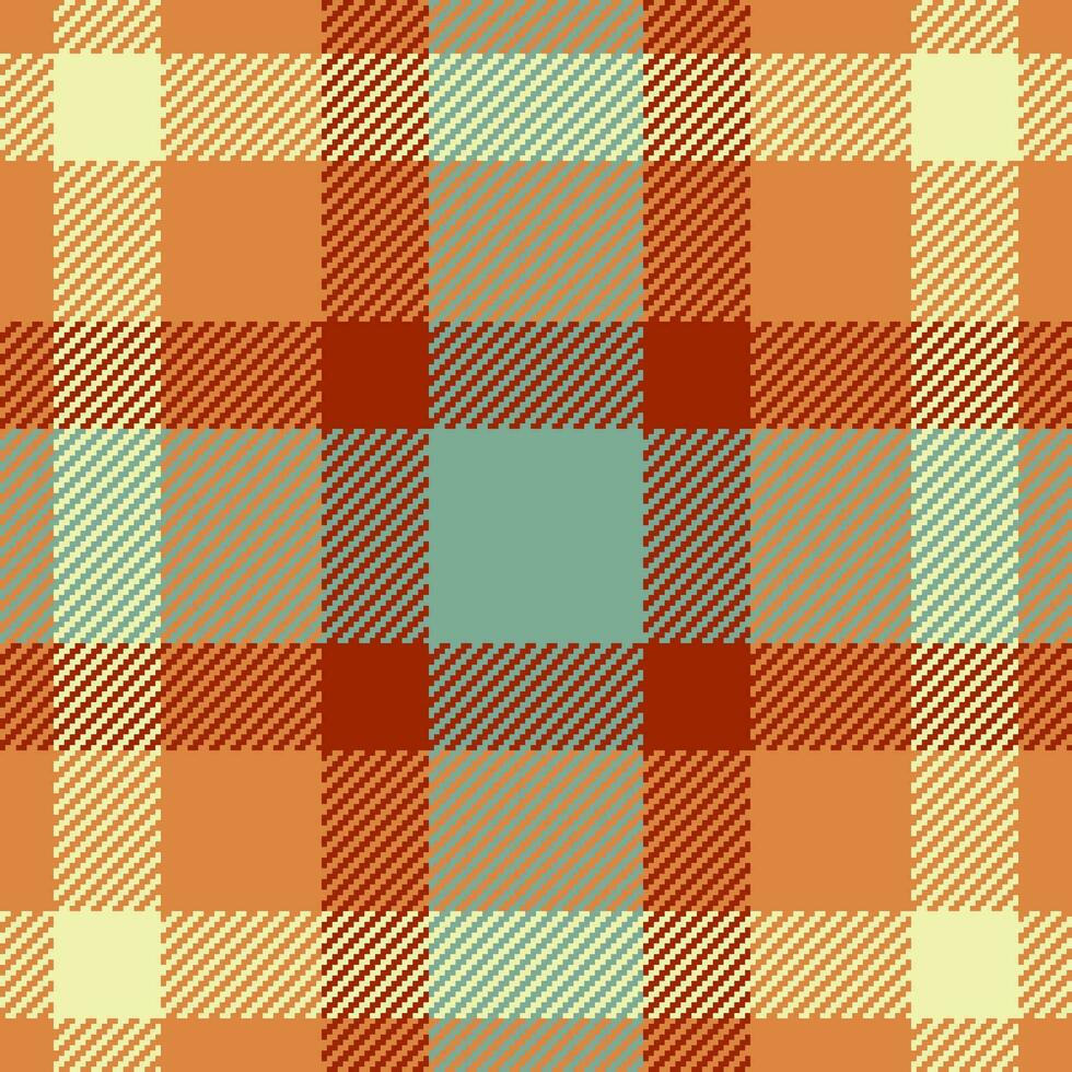 Tartan Textil- nahtlos von Hintergrund Stoff Textur mit ein Muster Plaid prüfen Vektor. vektor