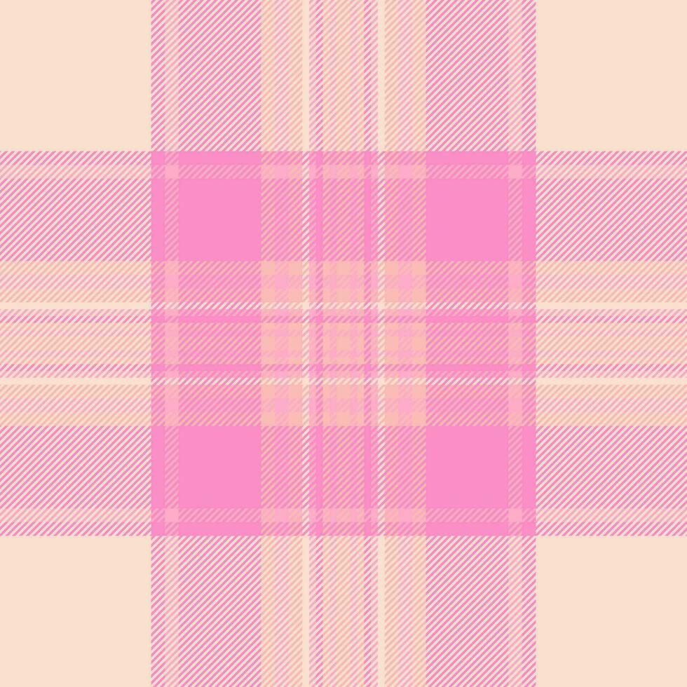 Tartan prüfen nahtlos von Stoff Hintergrund Plaid mit ein Textil- Vektor Muster Textur.