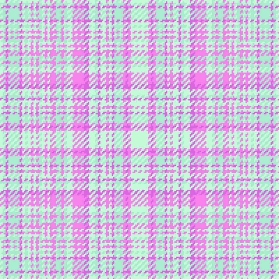 bakgrund sömlös pläd av vektor kolla upp tyg med en mönster textil- textur tartan.