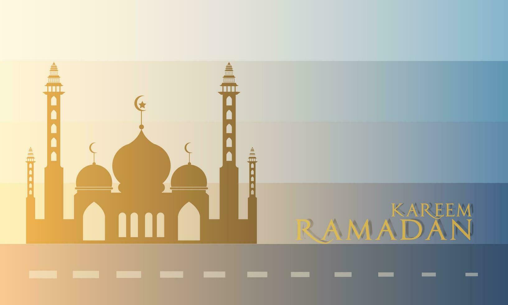 Ramadan Kareem Hintergrund vektor