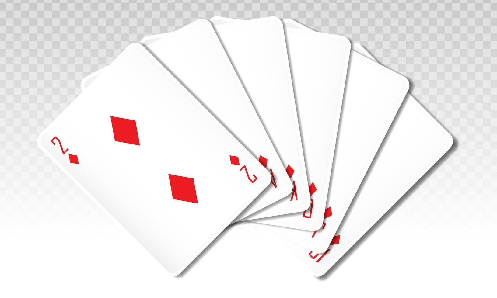 hetero spola diamant poker kort. platt vektor ikon för kasino appar och webbplatser