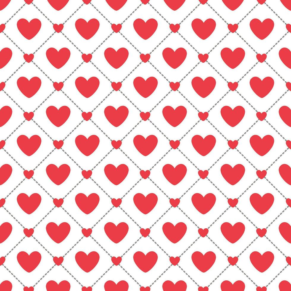 Liebe Herz nahtlos Muster Design Vektor Hintergrund. nahtlos Muster auf Valentinstag Tag. das nahtlos Textur mit Herz.