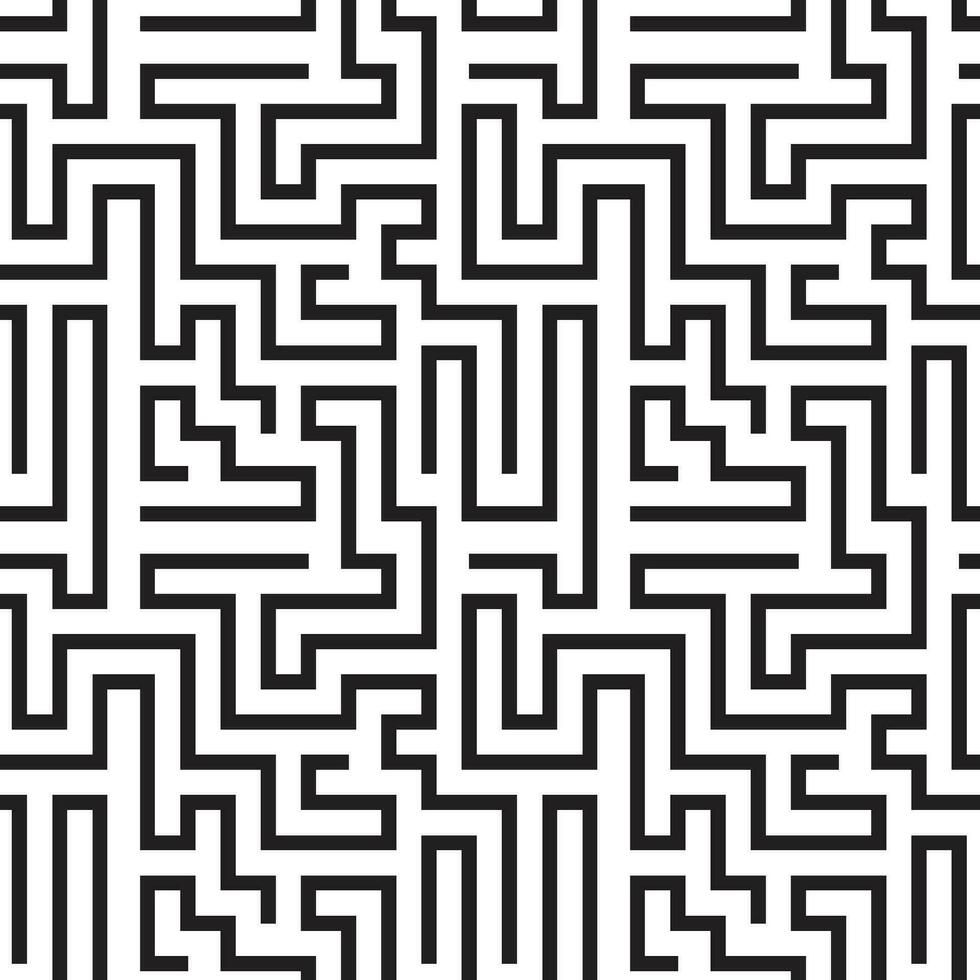 zart Muster Umrisse das Wände von das Labyrinth vektor