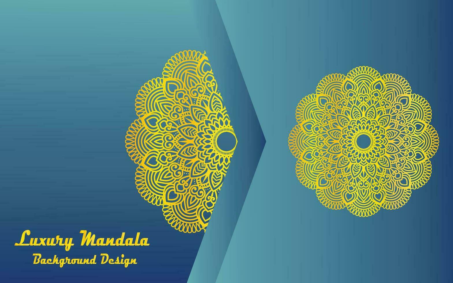 Luxus Mandala Design Vektor Vorlage