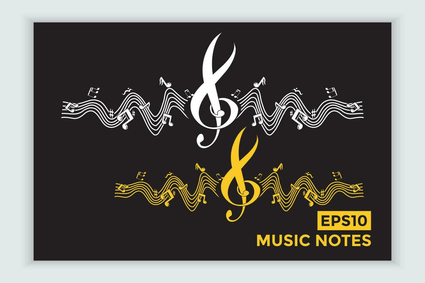 Musik- Rahmen oder Musik- Hinweis Zeichen oder Symbol. Musical Rahmen Symbole Element Vektor zum Banner Material, Hintergrund.