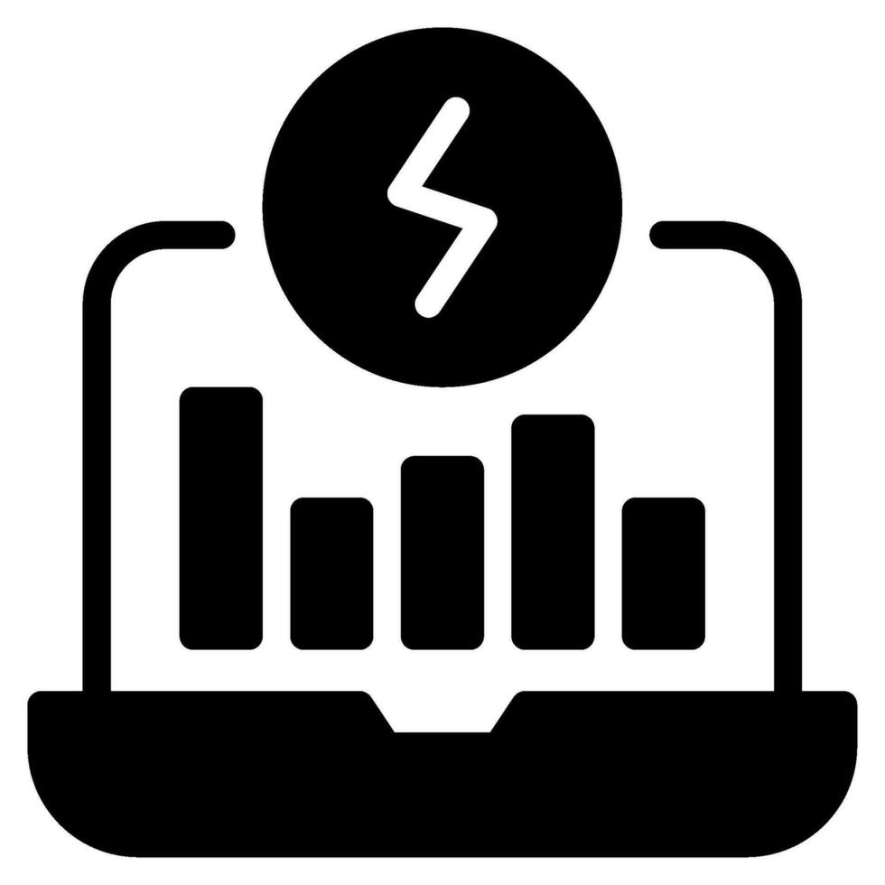 Energie Überwachung Symbol vektor