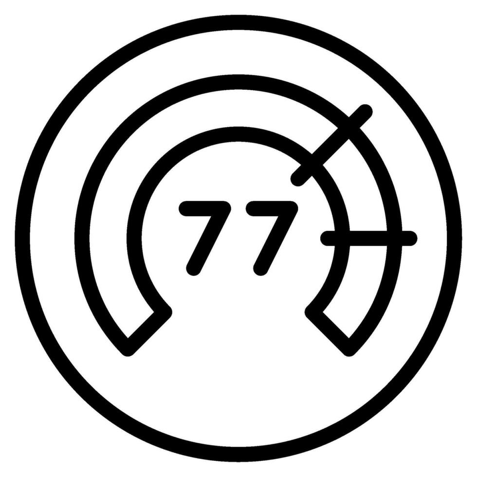 Clever Thermostat Symbol vektor