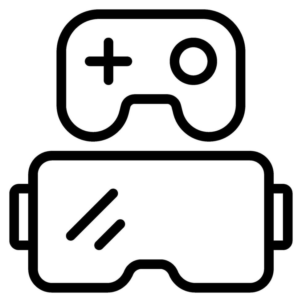 vr Spielen Symbol vektor