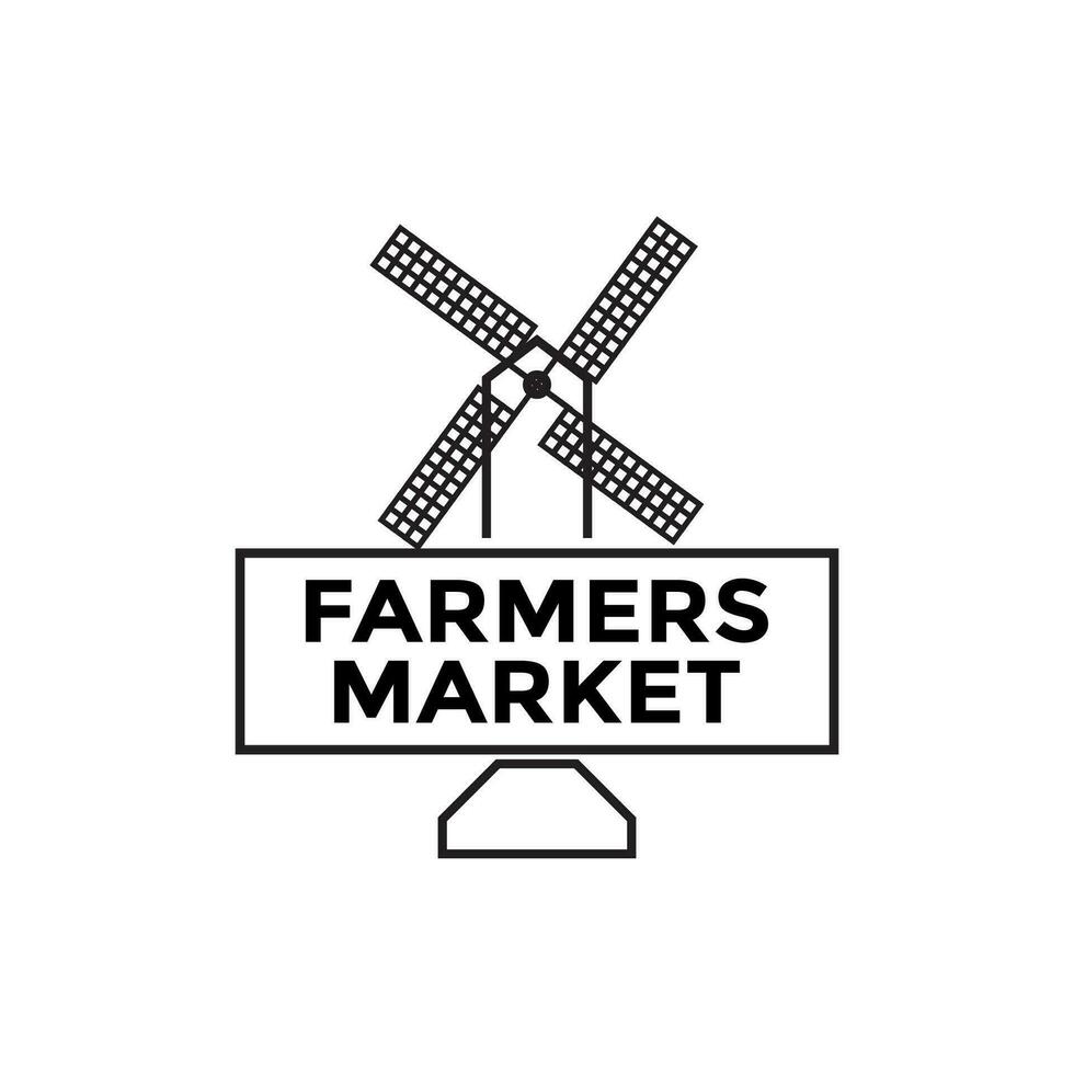 Landwirte Markt Banner. lokal Landwirtschaft. Öko, frisch Produkte, zertifiziert Logo Markierungen zum organisch Landwirtschaft, Essen Shops, gesund frisch Produkte. Design Illustration von landwirtschaftlich Hintergrund vektor