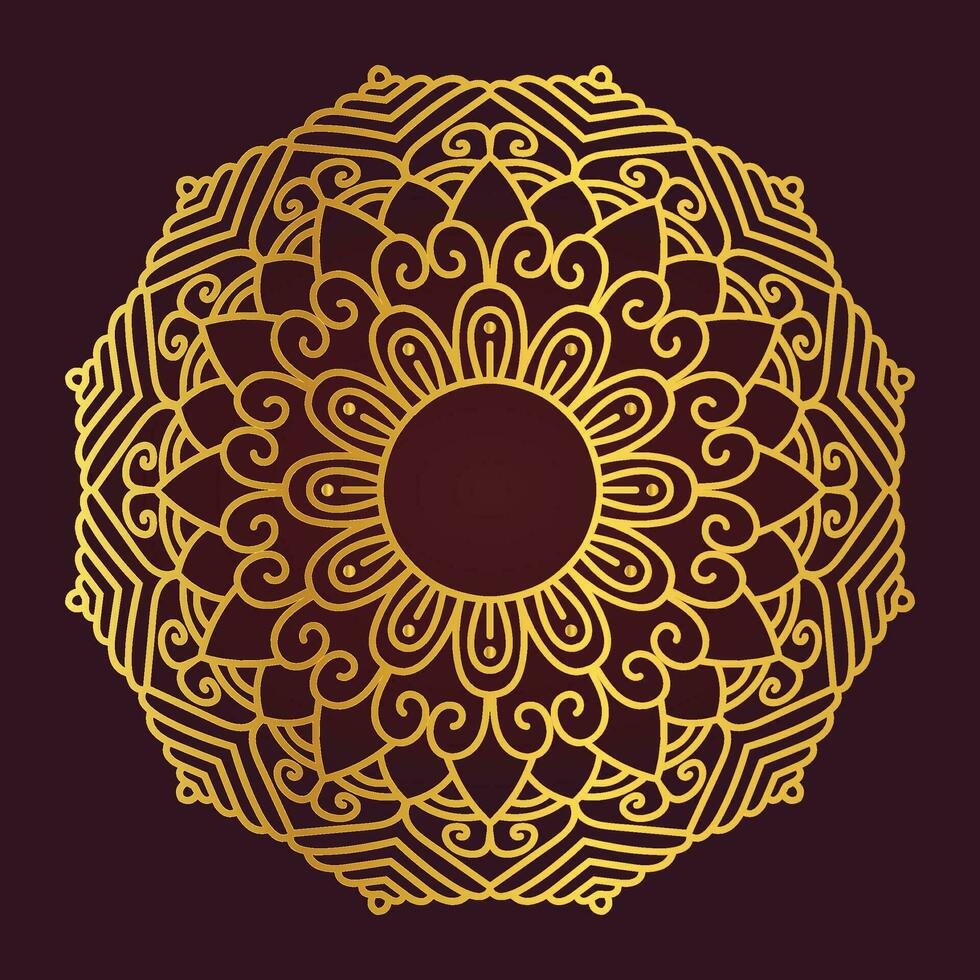Vektor indisches Mandala-Design