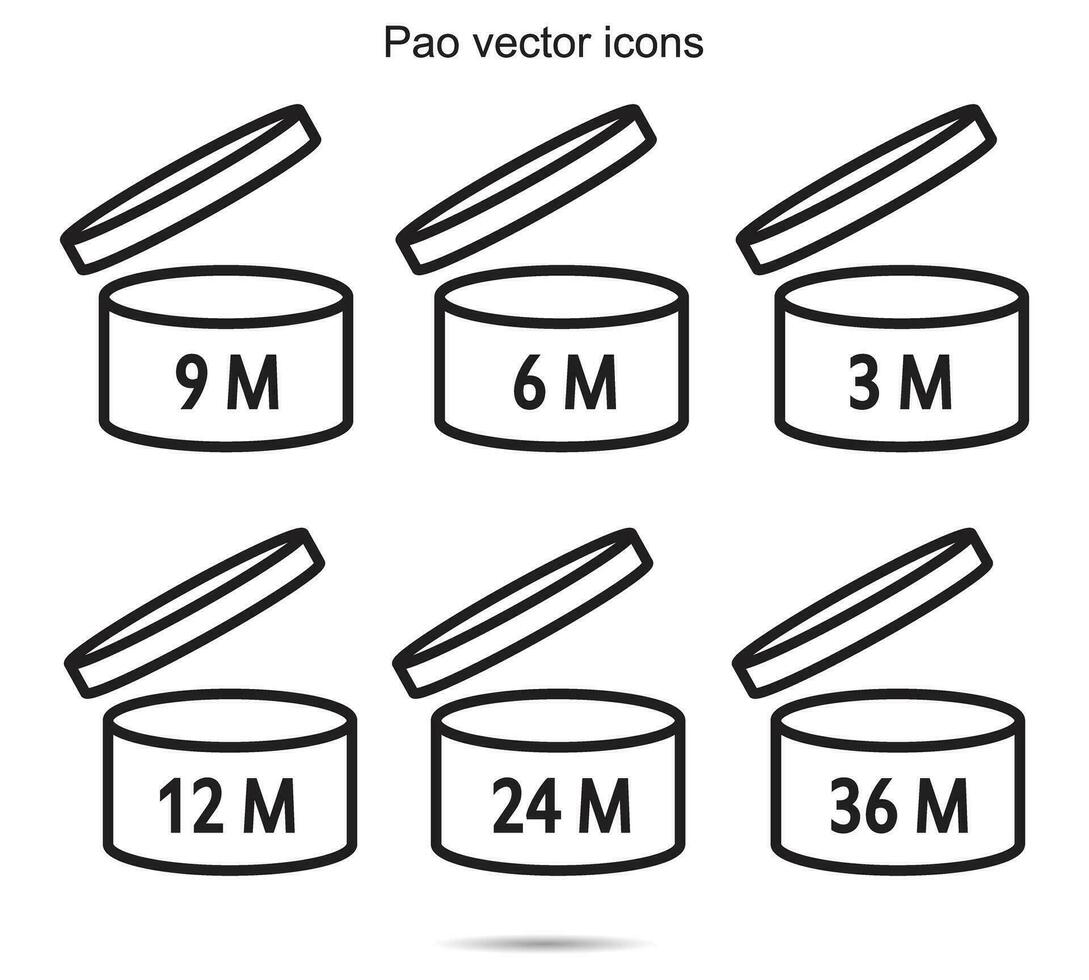 pao Vektor Symbole, Vektor Illustration.