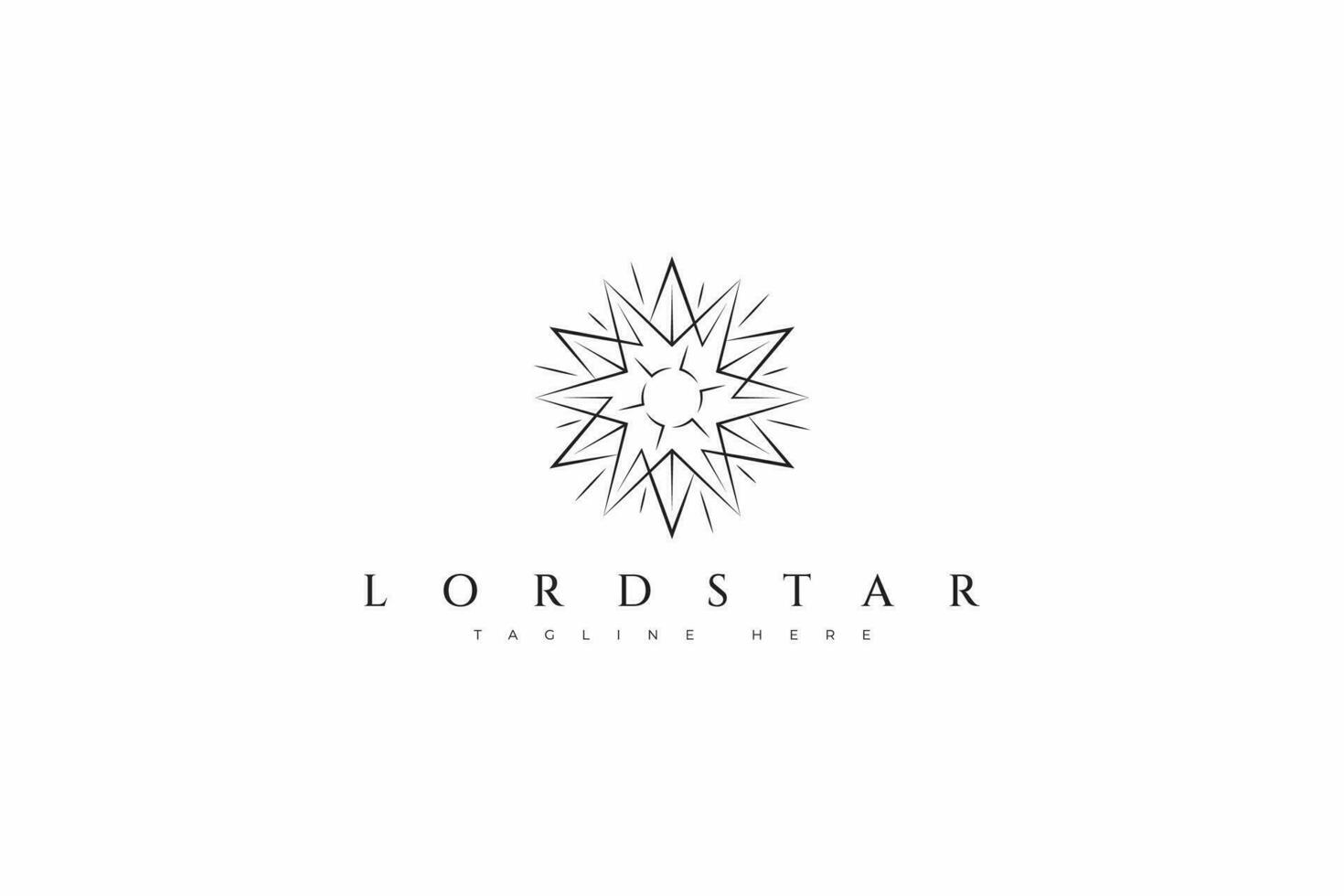 Sternenstaub abstrakt geometrisch scheinen und tolle Zeichen Symbol Logo. vektor