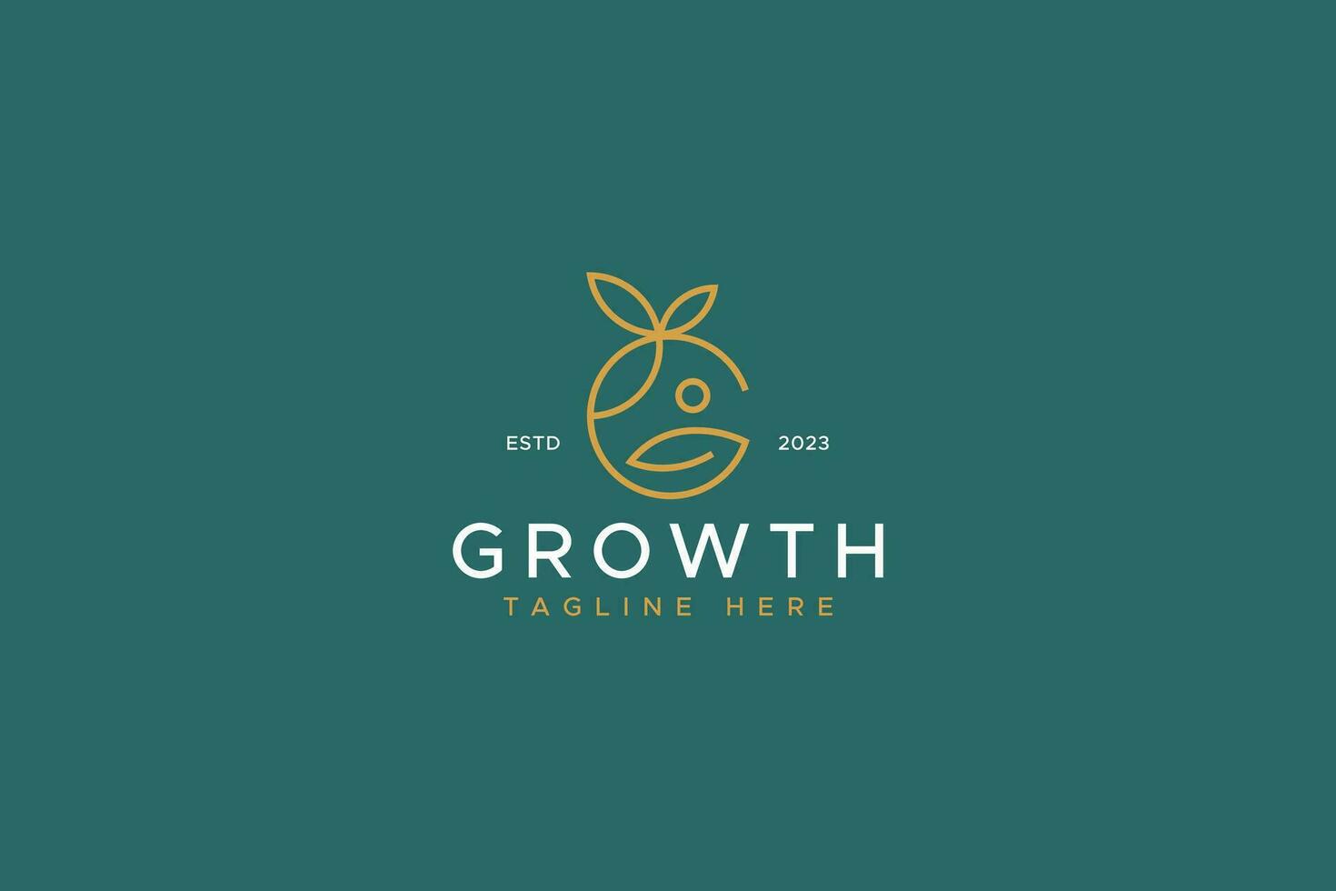 Brief G abstrakt Natur Pflanze und Blumen- Konzept Geschäft Logo vektor