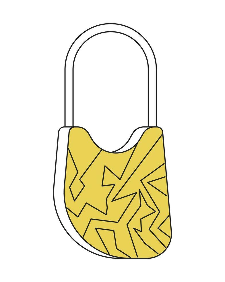 modisch Tasche eben Linie Farbe isoliert Vektor Objekt. Designer Handtasche. editierbar Clip Kunst Bild auf Weiß Hintergrund. einfach Gliederung Karikatur Stelle Illustration zum Netz Design