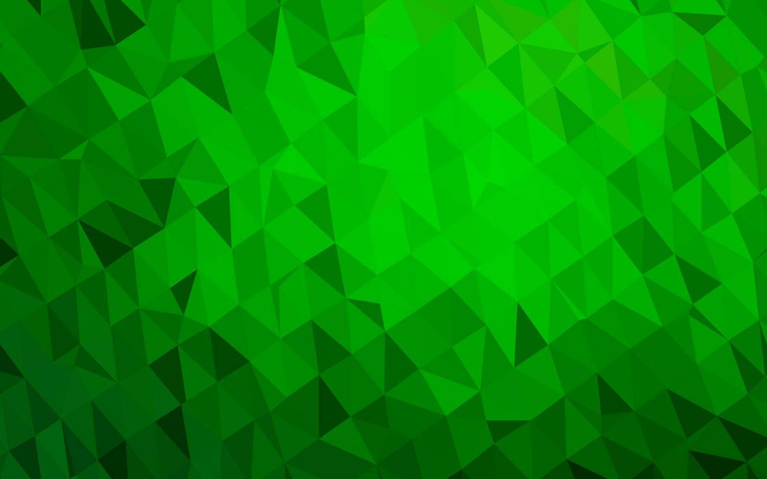 hellgrüner Vektor polygonaler Hintergrund.