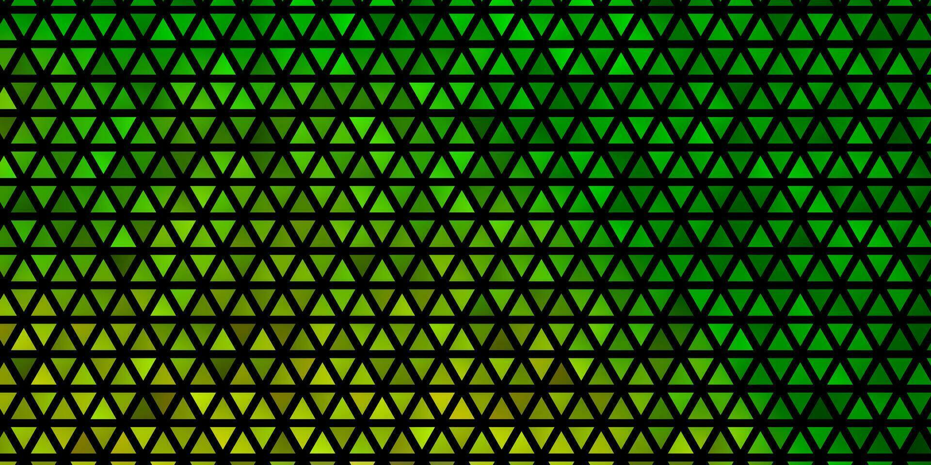 ljusgrönt vektormönster med polygonal stil. vektor