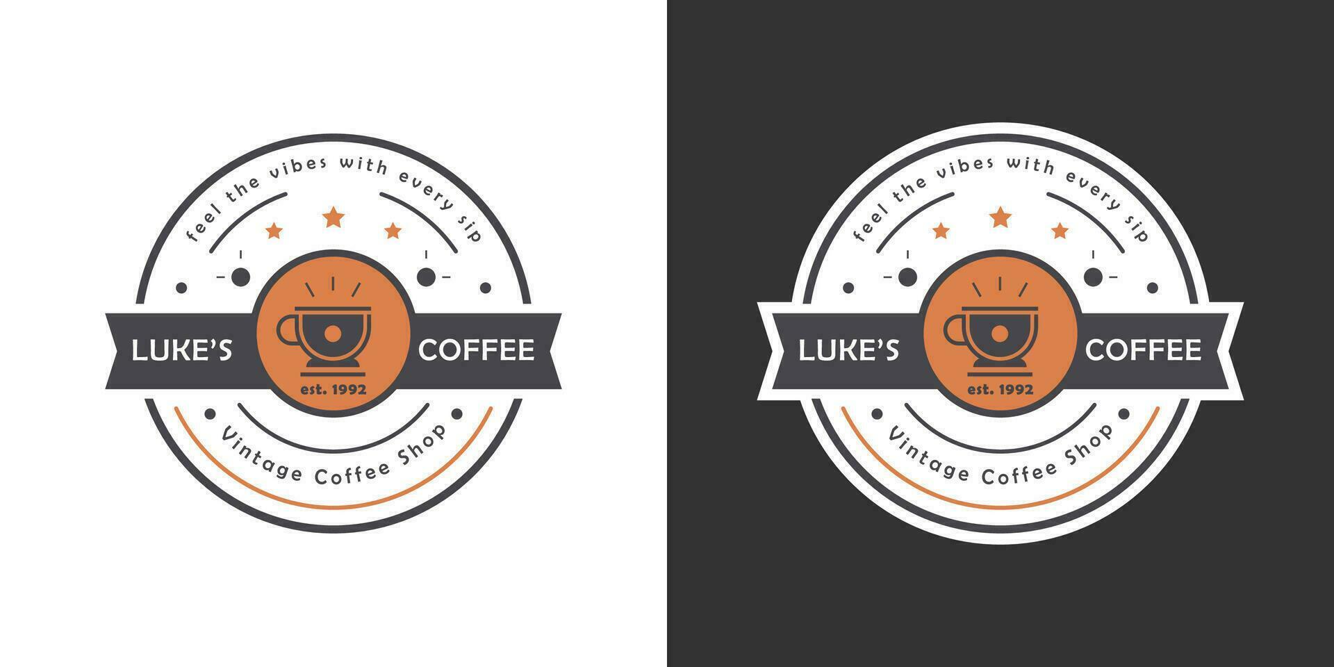 Jahrgang Kaffee Geschäft Logo Vorlage zum Kaffee Geschäft. Profi Vektor Logo.