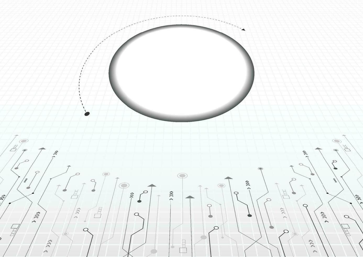 Schaltkreis futuristisch Digital Technologie abstrakt Hintergrund vektor