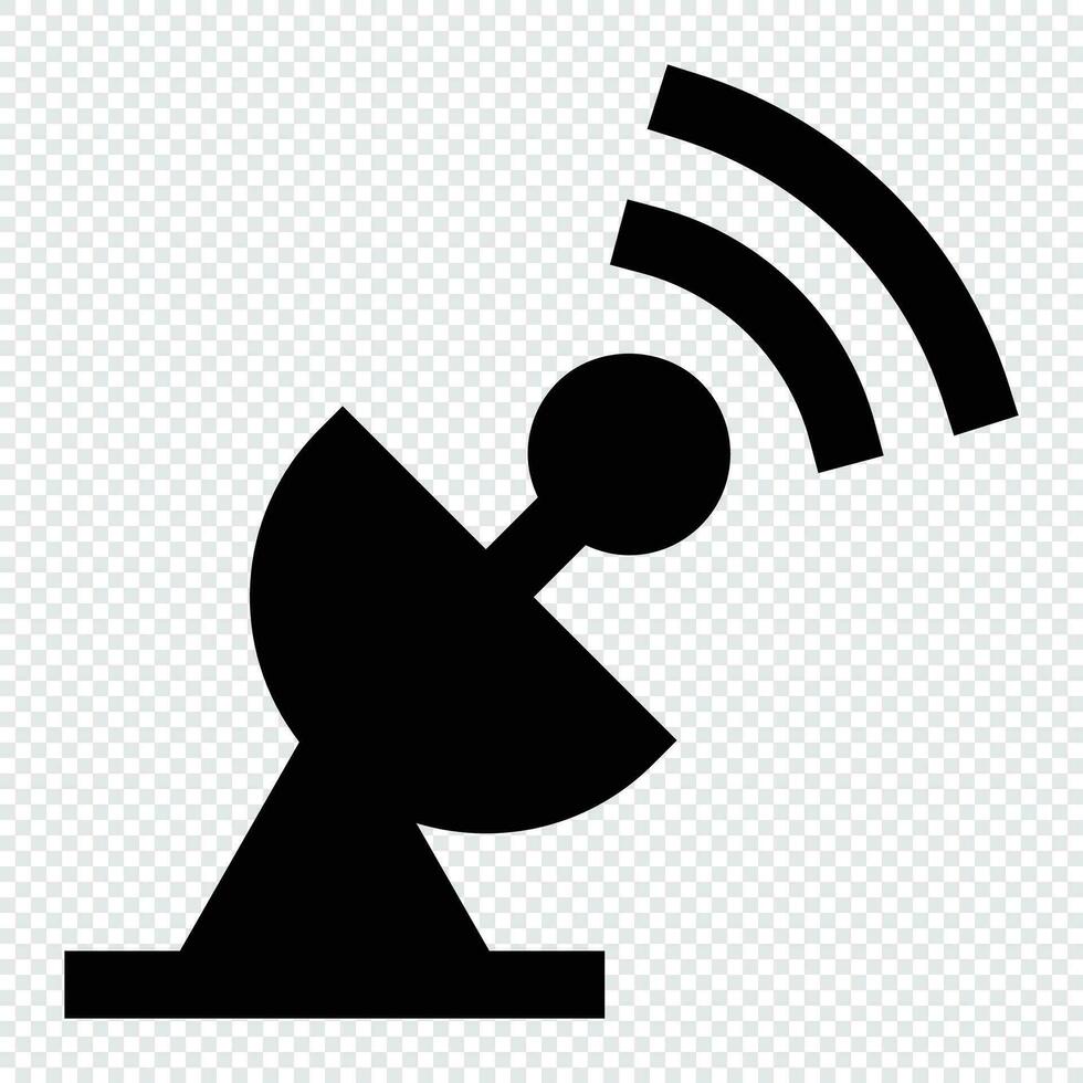 Radar Symbol. Internet Technologie Konzept. Symbol im Linie Stil vektor