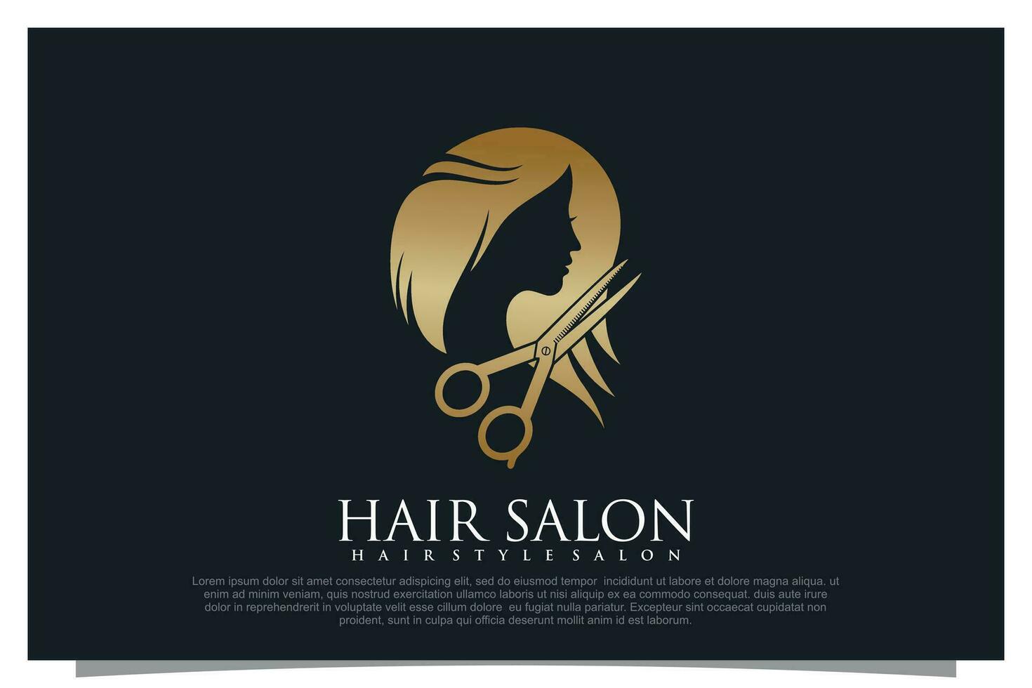 Haarschnitt Logo Design Element Vektor zum Ihre Geschäft