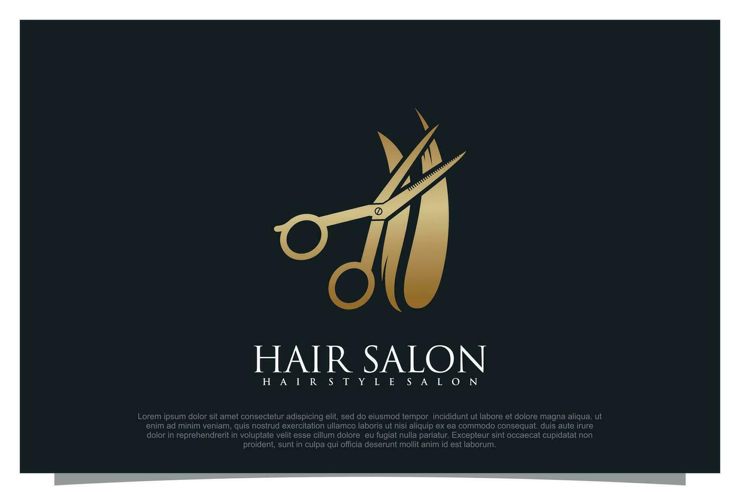 Haarschnitt Logo Design Element Vektor zum Ihre Geschäft
