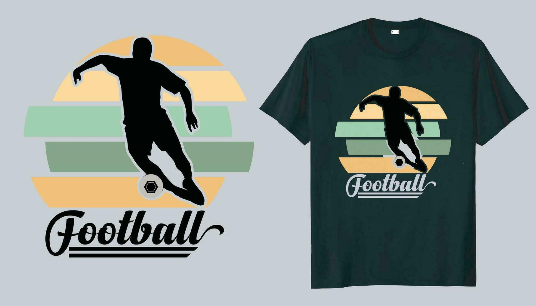 fotboll t-shirt design, t-shirt mockup, sport skjorta mall design för fotboll jersey, fotboll utrustning. tank topp för basketboll jersey, löpning undertröja. tyg mönster för sport enhetlig i främre och bac vektor