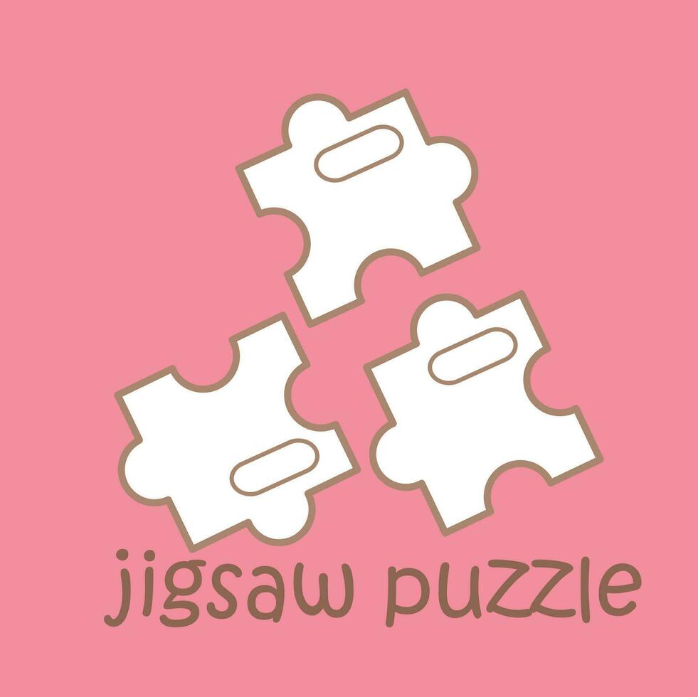 Alphabet j zum Puzzle Puzzle Wortschatz Schule Lektion Karikatur Digital Briefmarke Gliederung vektor