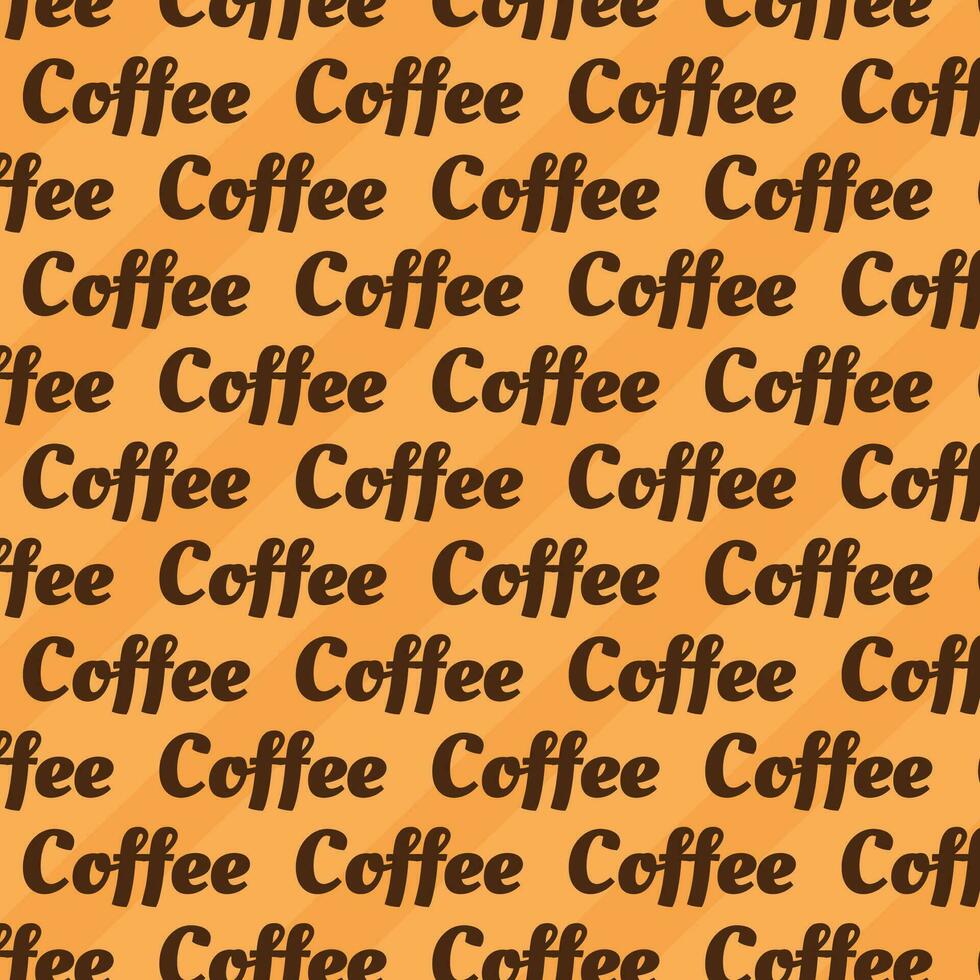 International Kaffee Tag Muster nahtlos Hintergrund vektor