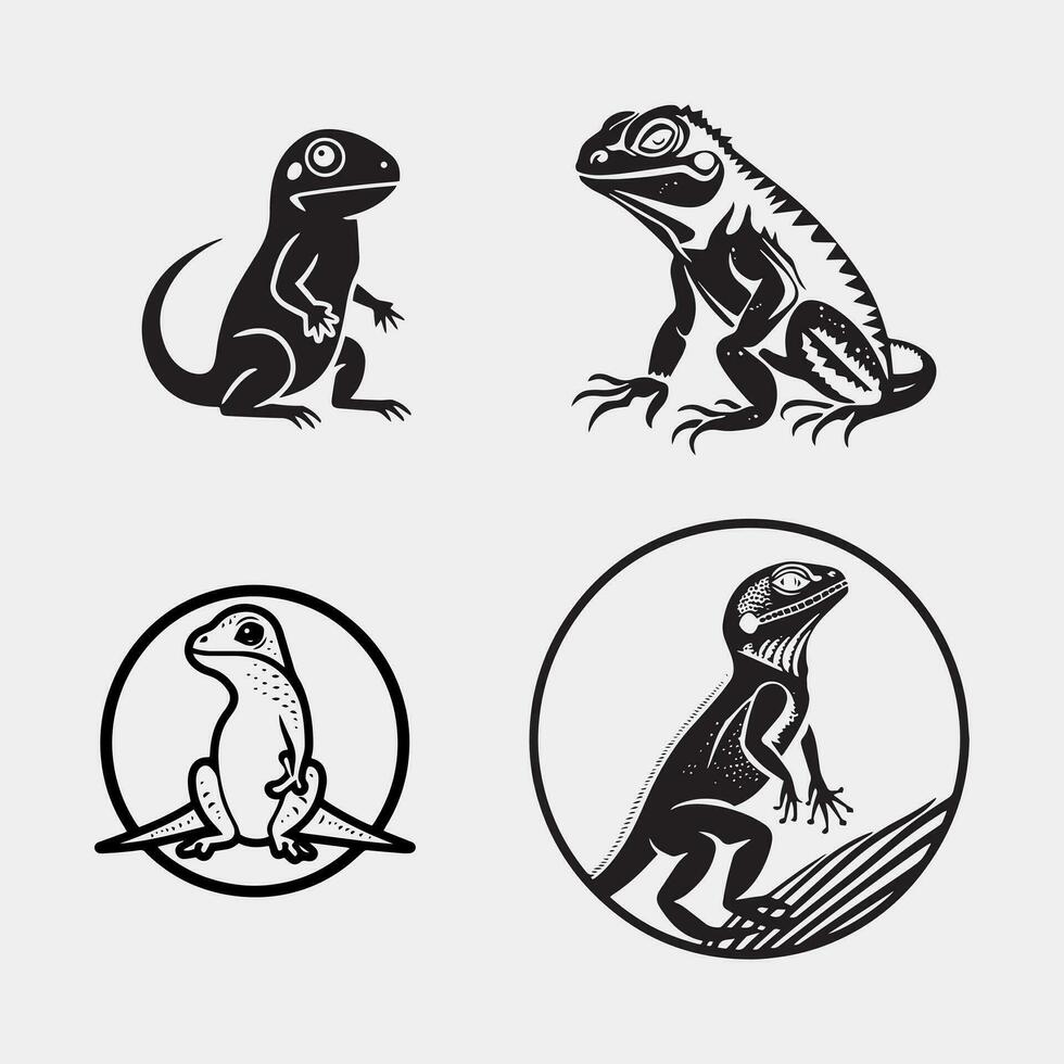vektor design av djur- och förhistorisk symbol. samling av djur- och söt vektor ikon för stock.