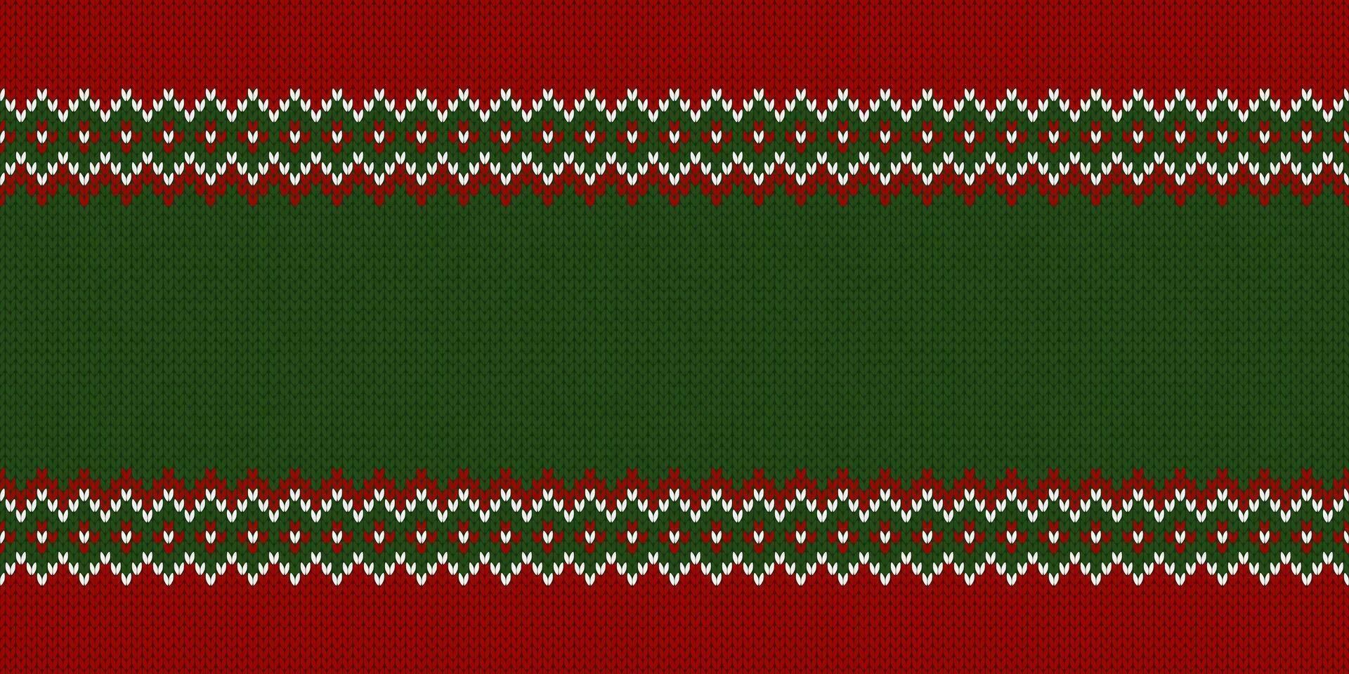 hässlich Weihnachten Sweatshirt Party. Vorlage mit Platz zum Text. gestrickt Muster. vektor