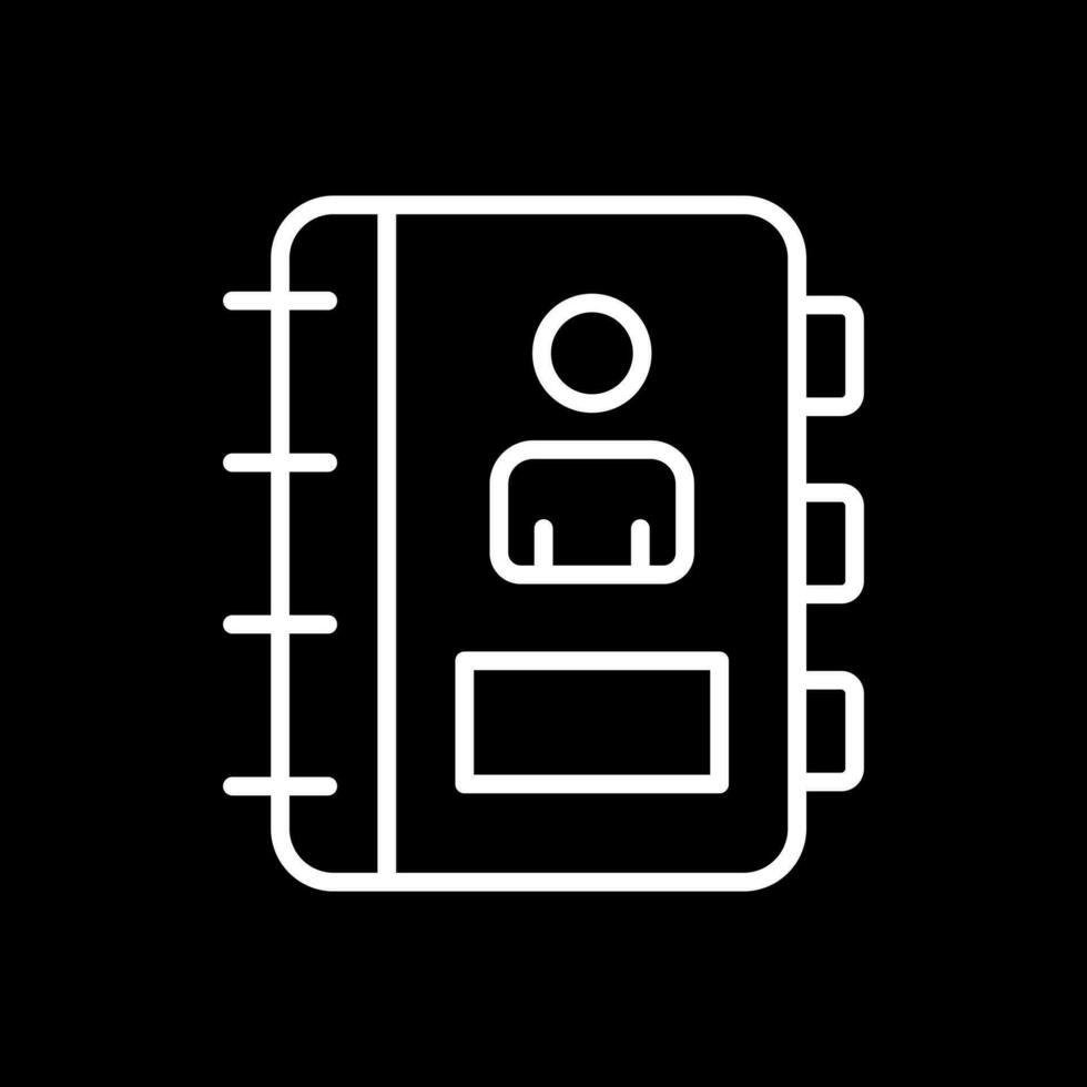 Telefonbuch Vektor Symbol Design