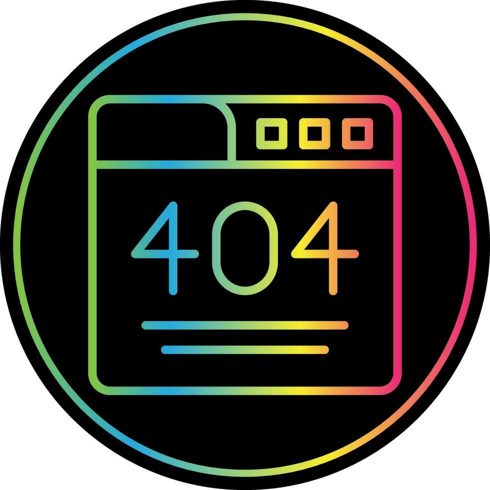 404 Error Vektor Symbol Design