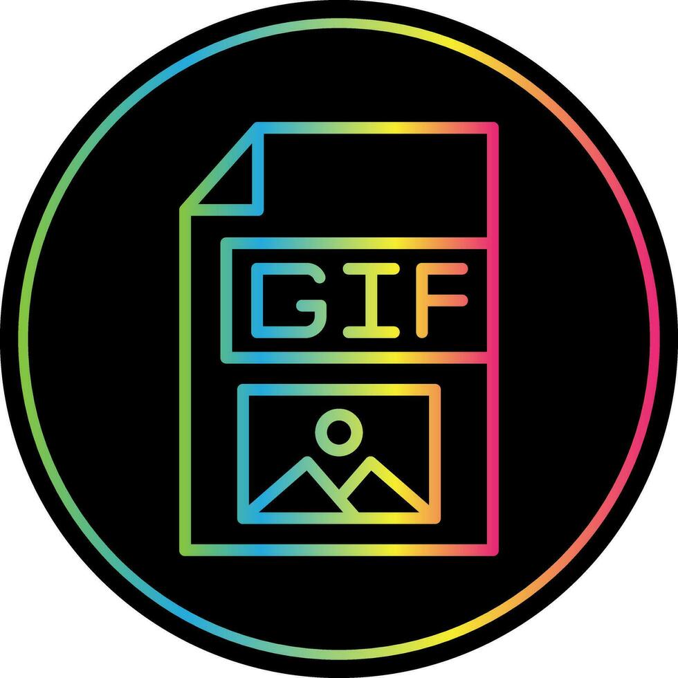 gif vektor ikon design