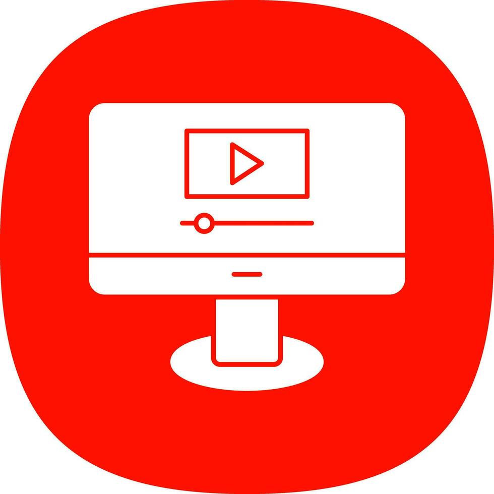 Video Streaming Vektor Symbol Design