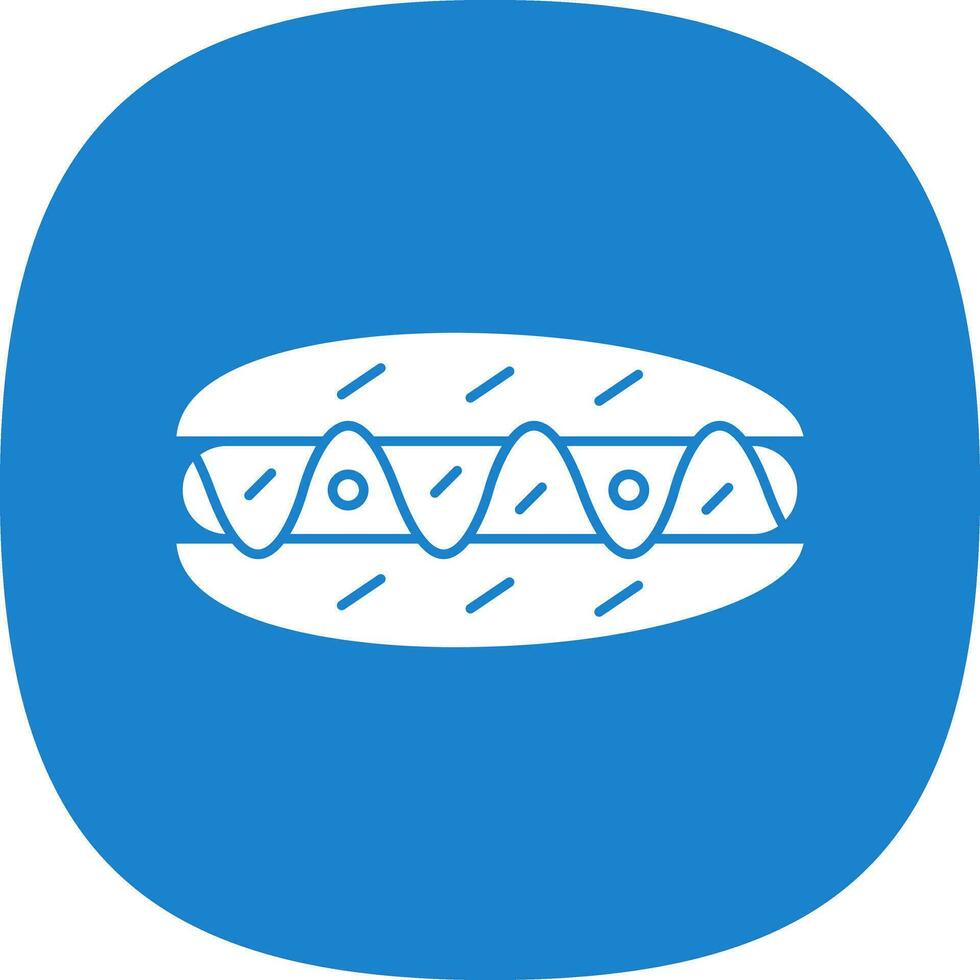 Hot-Dog-Vektor-Icon-Design vektor