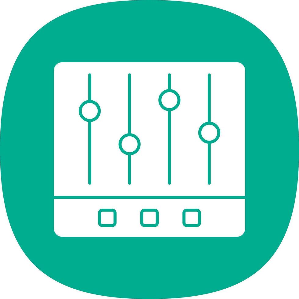 Musik- Equalizer Vektor Symbol Design