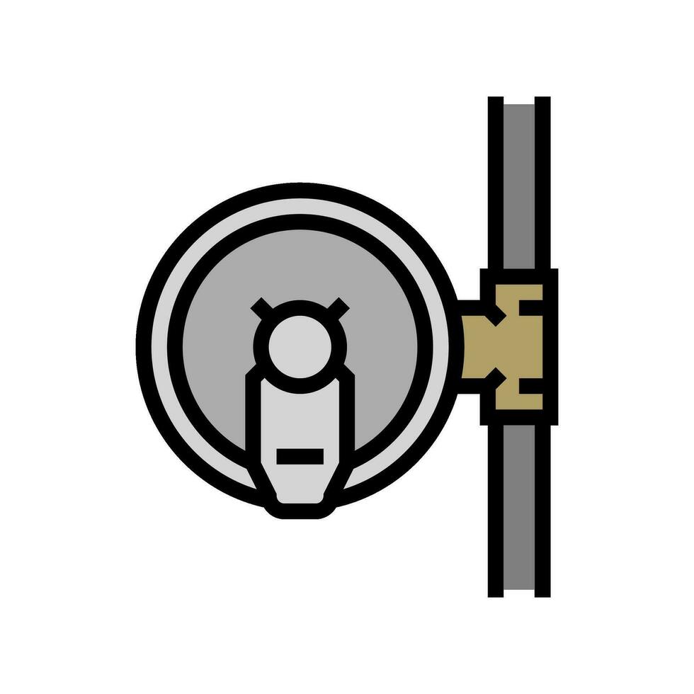 regulator gas service Färg ikon vektor illustration