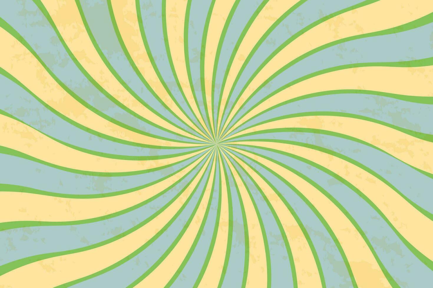 Sonne Strahlen Hintergrund, psychedelisch wellig retro 60er Jahre 70er Jahre Design. Spaß Hippie Hintergrund. Vektor Hintergrund Vorlagen. Zirkus Poster Vorlage