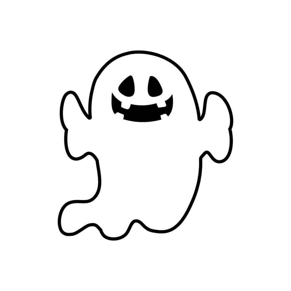 Geist Symbol Vektor. Phantom Illustration unterzeichnen. Gespenst Symbol. Halloween Logo. Geist markieren. vektor