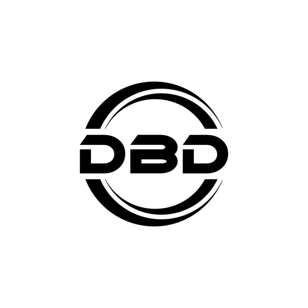 dbd logotyp design, inspiration för en unik identitet. modern elegans och kreativ design. vattenmärke din Framgång med de slående detta logotyp. vektor